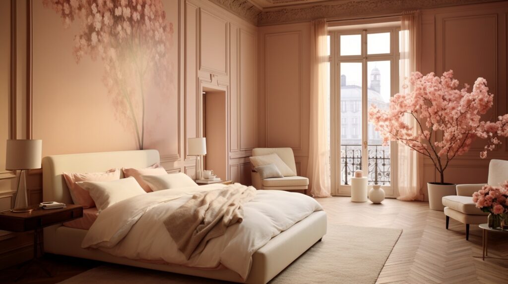 iglo ola a bedroom with cafe au lait colored walls taken like i d185025f 36a5 442c a0f9 090a4f4aa84c