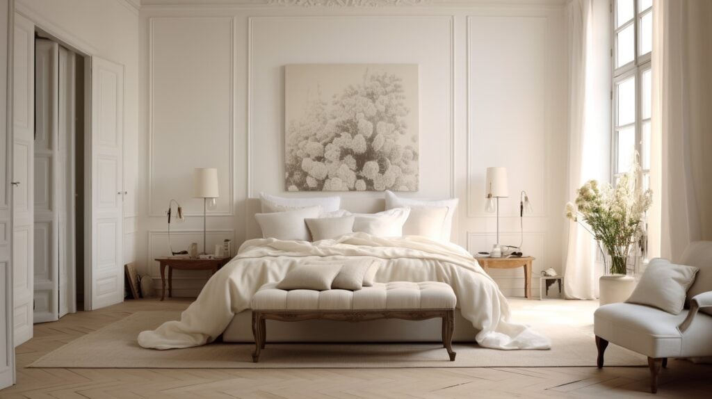 iglo ola a bedroom with linen white colored walls taken like it bb0229c0 3898 44de aadf f36fe65fc9db