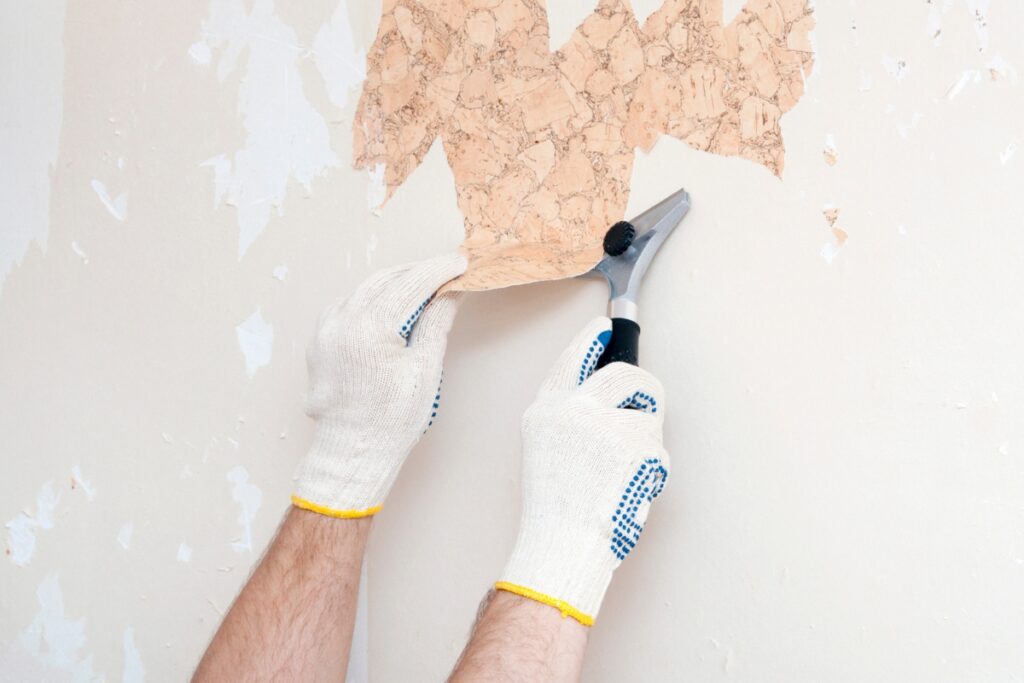 scraping wallpaper